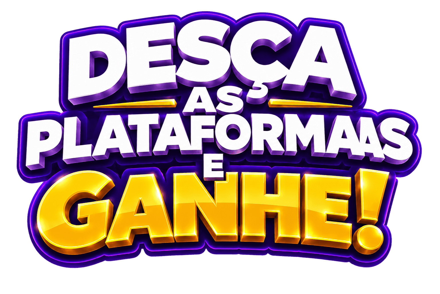Desça as plataformas e ganhe!